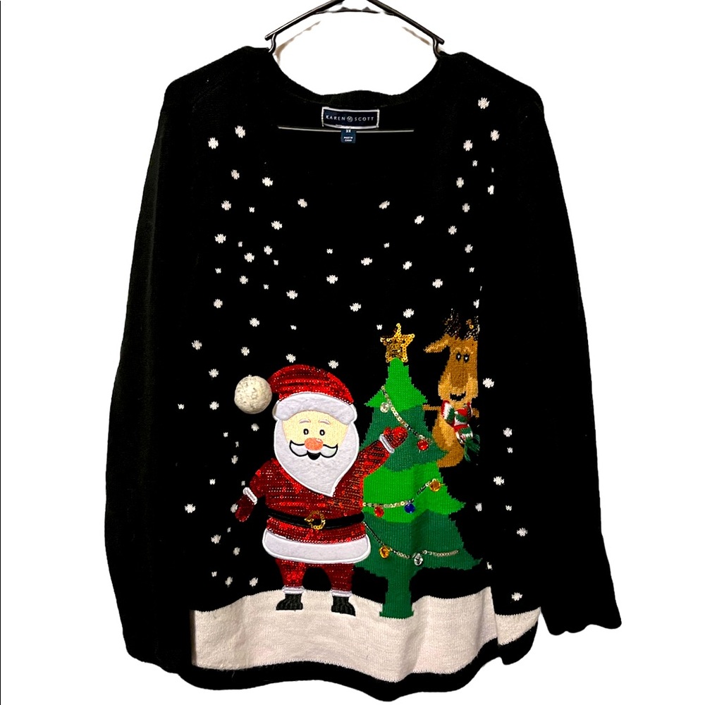Karen Scott 3xl Christmas Sweater